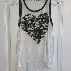 Camo Heart Tank